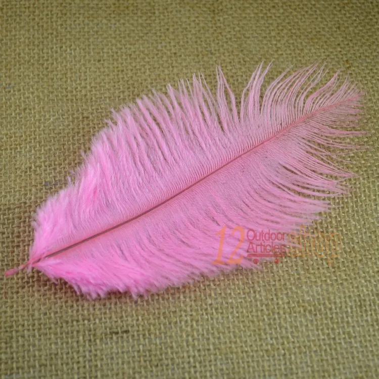 20 шт. разноцветные Страусиные волосы MNFT материал для вязания мушек белый черный