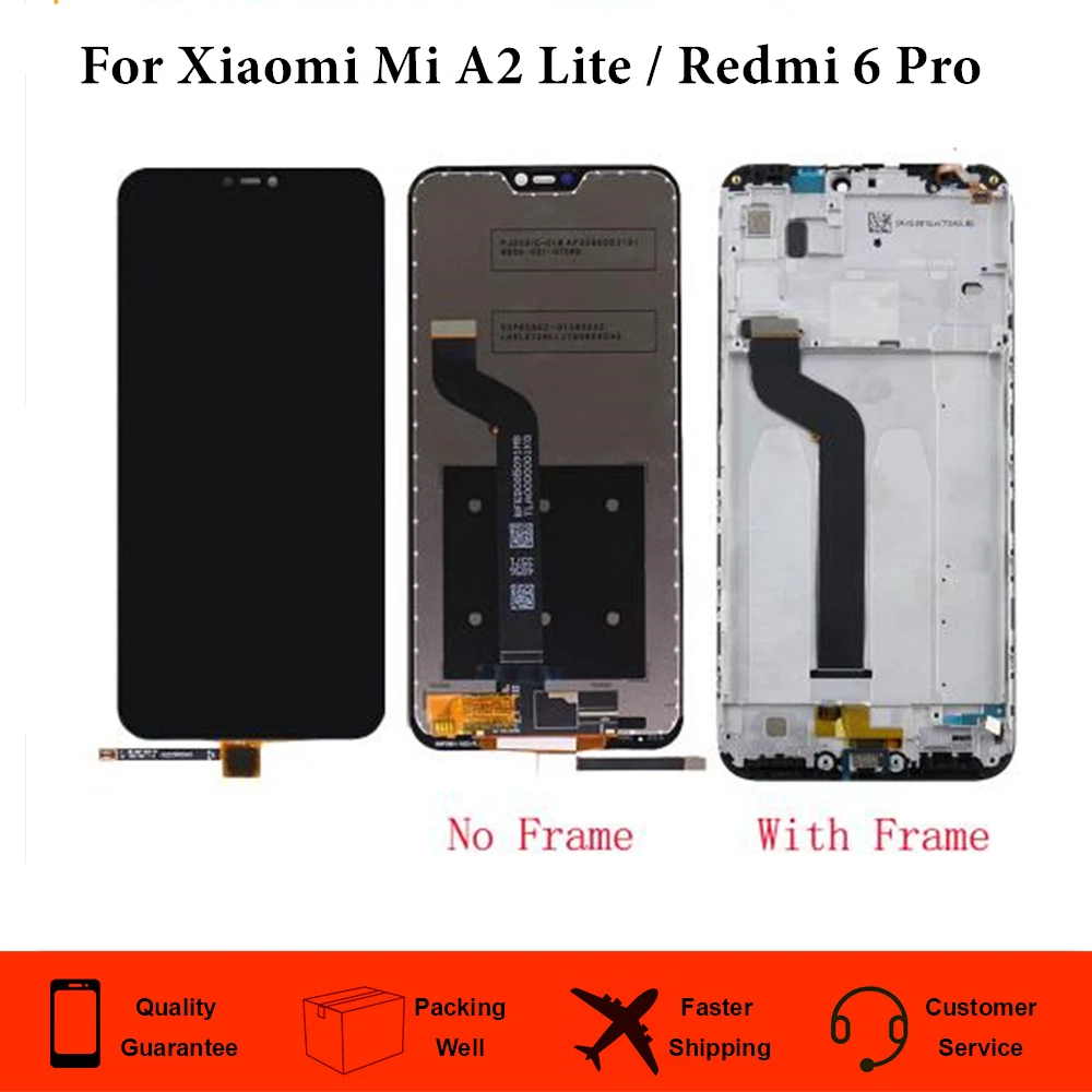Оригинальный ЖК дисплей для Xiaomi Mi A2 Lite 5 84 дюймов кодирующий преобразователь