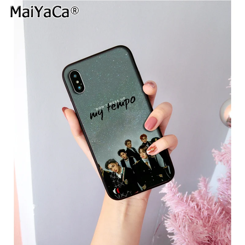 MaiYaCa EXO 5 не портит мой темп фото мягкий чехол для телефона Apple iPhone 8 7 6 6S Plus X XS MAX 5S SE XR