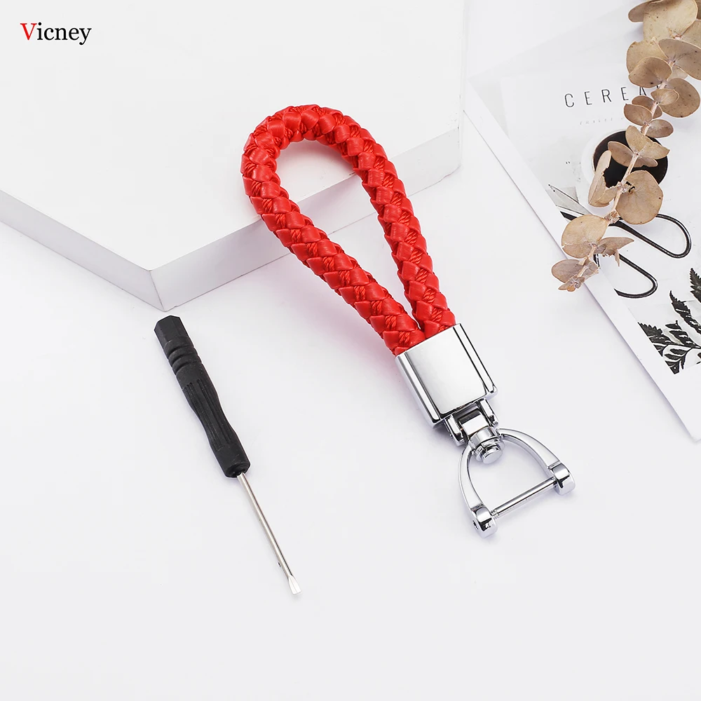 Vicney 33 цвета унисекс плетеная нейлоновая и кожаная веревка ручной работы Waven