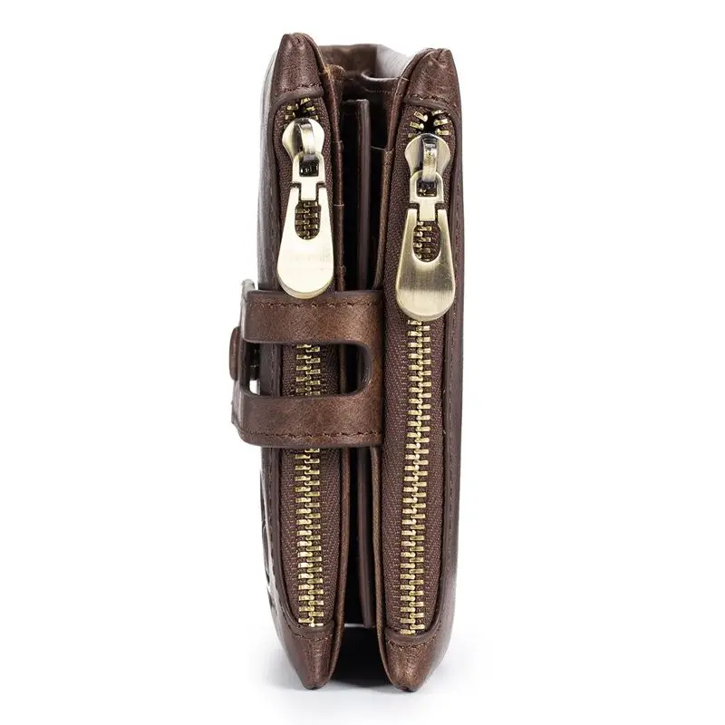 BULLCAPTAIN хит мужские кошельки из натуральной кожи кредитные визитницы двойной