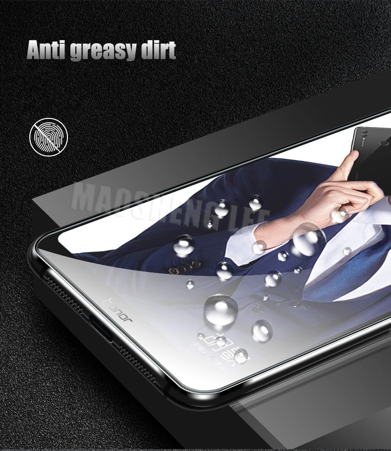 2 шт./лот закаленное стекло для Huawei Honor Note 10 8X Max Защитное экрана с защитой от Blu ray