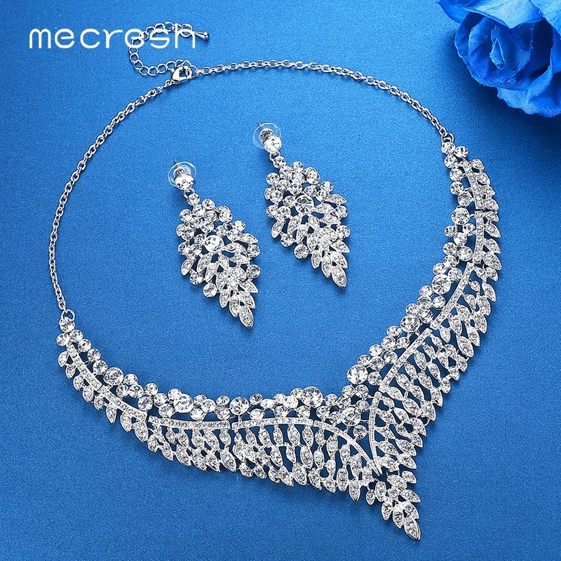 Mecresh лист Африканский Свадебный комплекты украшений для женщин большой