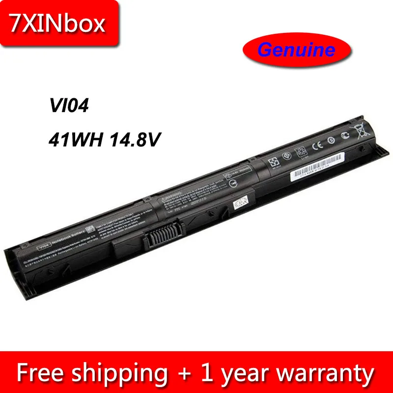 7XINbox 41Wh 14 8 V Подлинная батарея для ноутбука VI04 HP ProBook 440 445 450 455 G2 HSTNN-LB6K 756479-421 756745-001