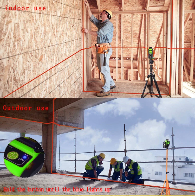 Горячая XEAST XE-901 Красный 3D лазерный измеритель уровня 5 линий 360 градусов Мини портативный инструмент красный лазерный луч