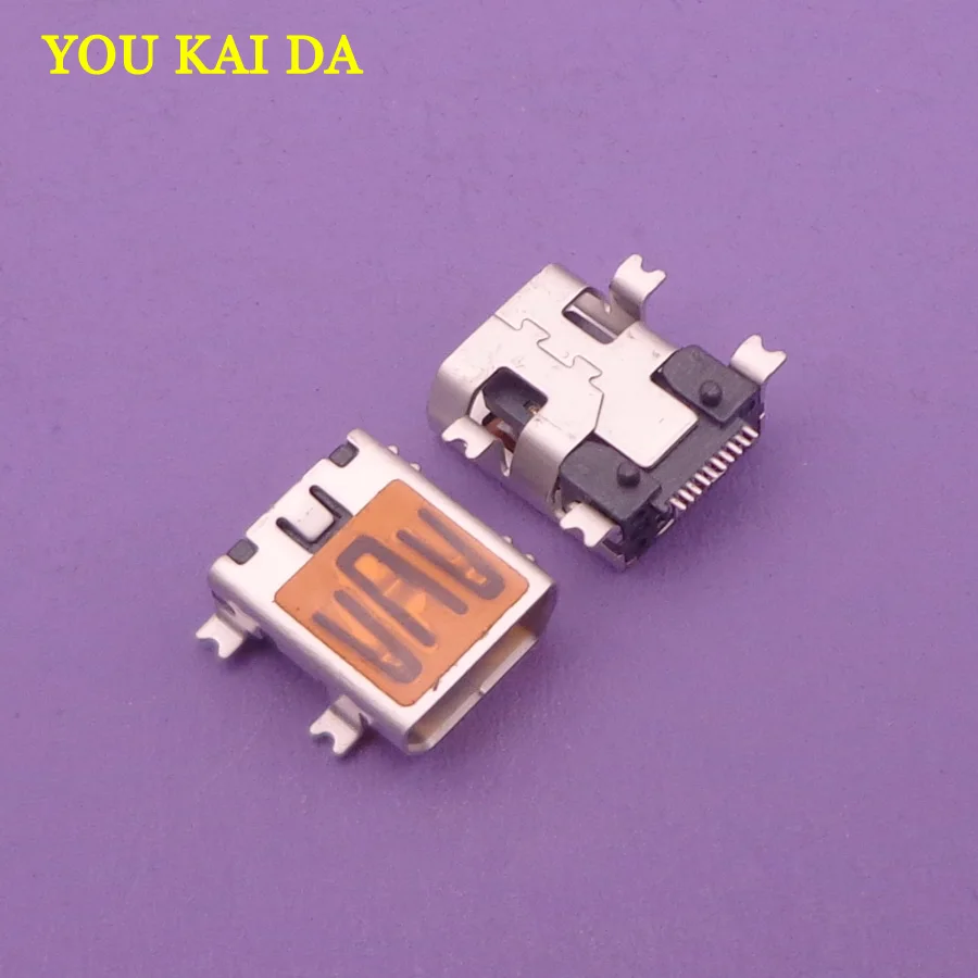 50 шт./лот 10 pin p микро мини USB разъем порт женские Разъемы подходит для MP3 MP4 MP5