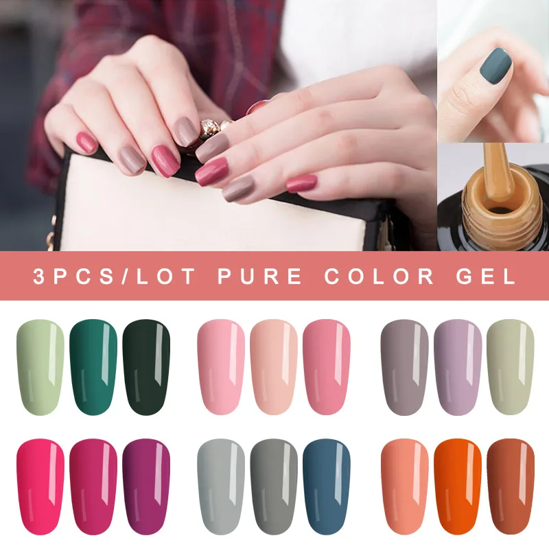 MIZHSE Набор лаков для ногтей Гель лак наращивания впитывающий УФ Полупостоянный