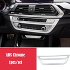 Для BMW X3 G01 X4 G02 2018 2019 ABS Матовый и углеродное волокно автомобильный Кондиционер переключатель панель Крышка отделка автомобильный Стайлинг Аксессуары