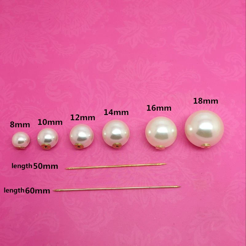 Жемчужный перламутровый АБС-пластик антикварная одежда заклепки шпильки