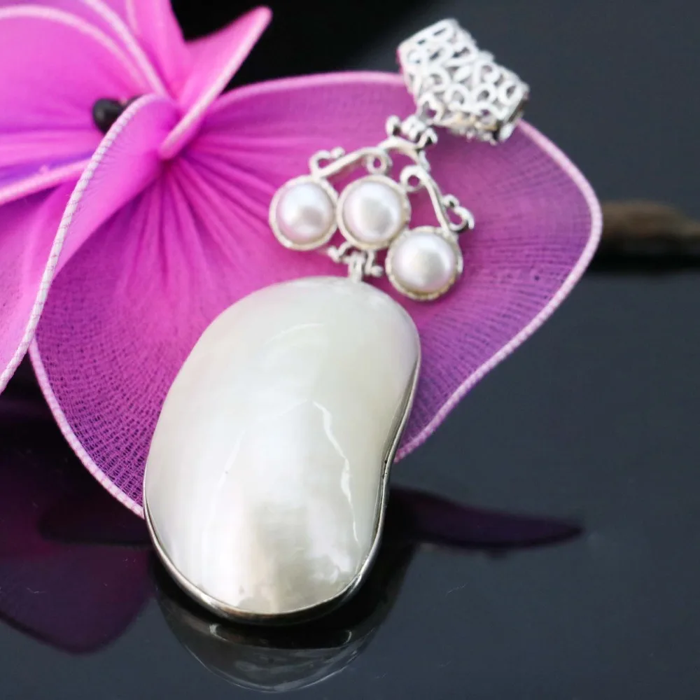 Бусины Из Жемчуга короткие 29 х48 мм|f pendant|simple pendantfreshwater pearl pendant |