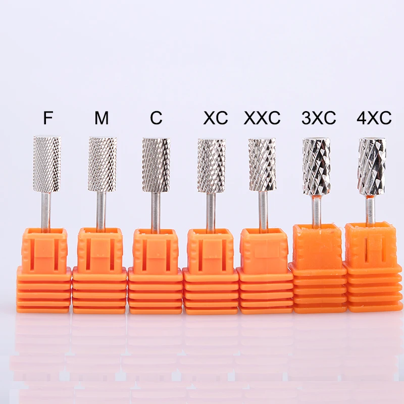 1 шт. карбид вольфрама фреза заусенцы электрическое сверло для ногтей 7 типов