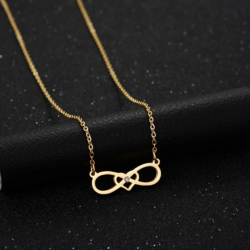 Женское колье чокер с бантом в форме сердца|Ожерелья подвеской| |