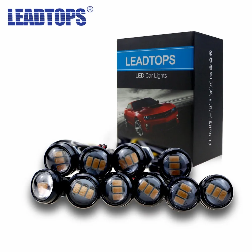 Leadtops 10X Spotlight СИД DRL крючке Габаритные огни мотоциклетные водить автомобиль день
