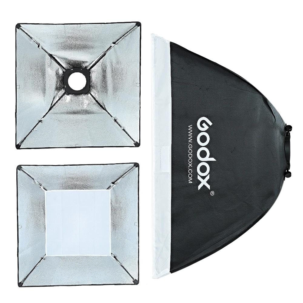 Софтбокс Godox 24 &quotx 24&quot 60x60 см с универсальным креплением для студийной
