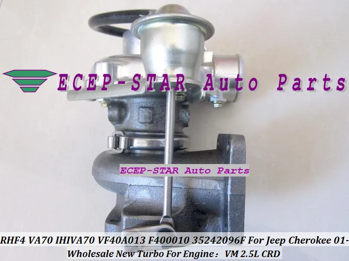 RHF4 VA70 VF40A013 F400010 35242096F IHIVA70 турбинный Турбокомпрессор Для Jeep Cherokee 2001-двигатель VM 2.5L