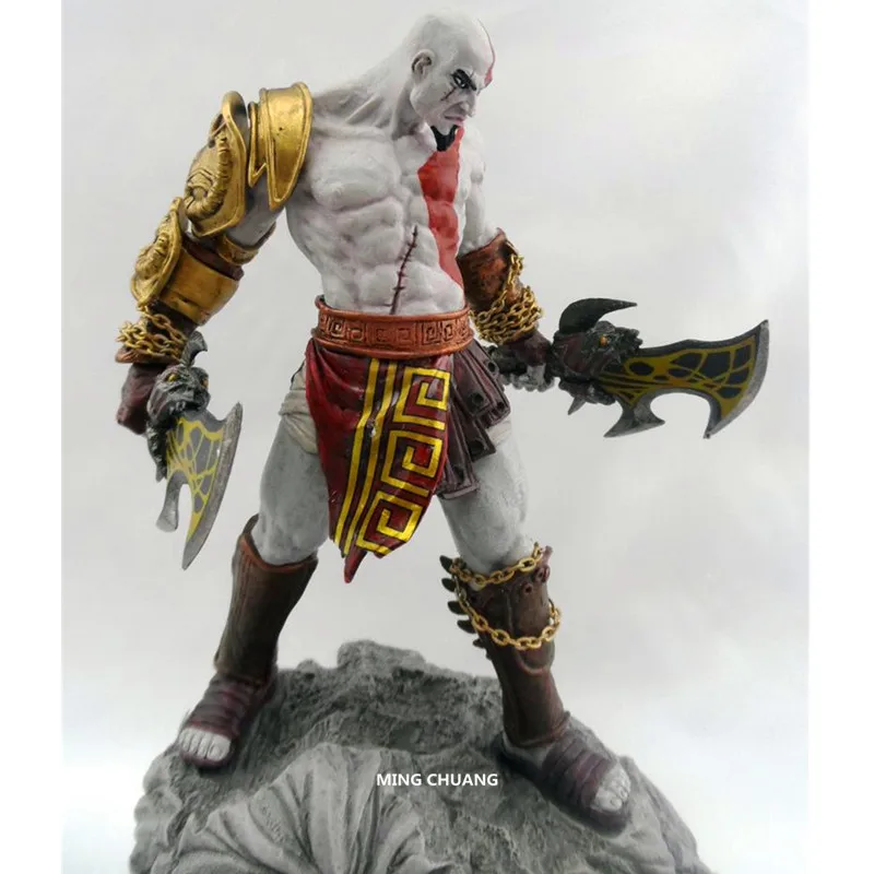 Статуя God of War III Кратос бюст анти-герой призрак Спарты полноразмерный портрет GK фигурка Коллекционная модель игрушки коробка J289