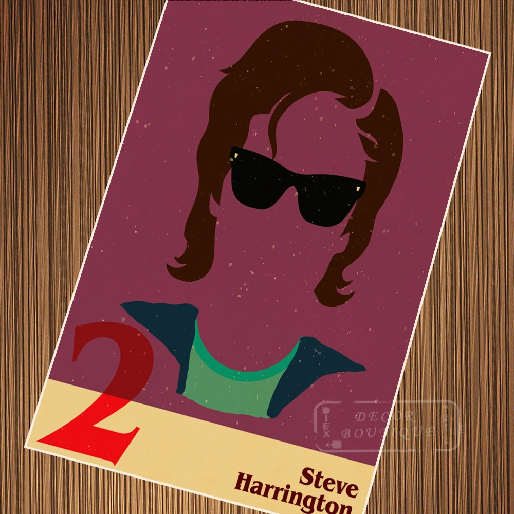 Стив Харрингтон портрет минимализм коллекция очень странные дела ретро