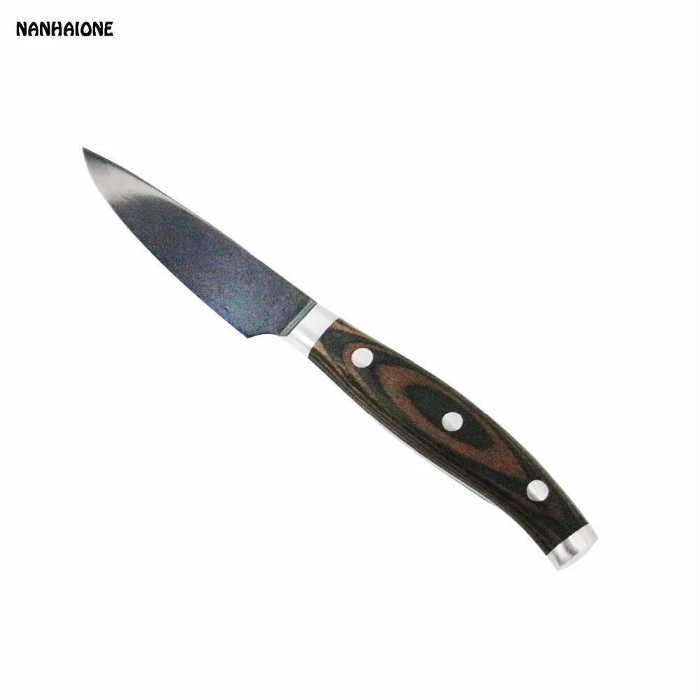 NANHAIONE 5CR15MOV нож для чистки кожуры фруктов 3 5 дюймов из нержавеющей стали высокого