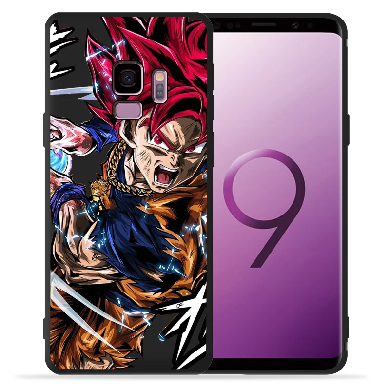 Dragon Ball Супер Гоку Вегета Дракон Чехол для телефона для чехол для Samsung Galaxy S9 S8 S10 плюс S7 S6 край S10 Lite Note9 8 крышка Etui - Цвет: 07