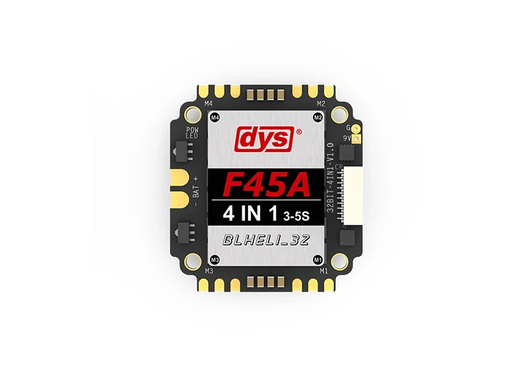 DYS Ария F45A 4in1 Blheli_32 3~ 5S 45A Brushless ESC и F4 PRO V2 Betaflight полета Управление с выходом 5 V/3A 9В/1.2A BEC