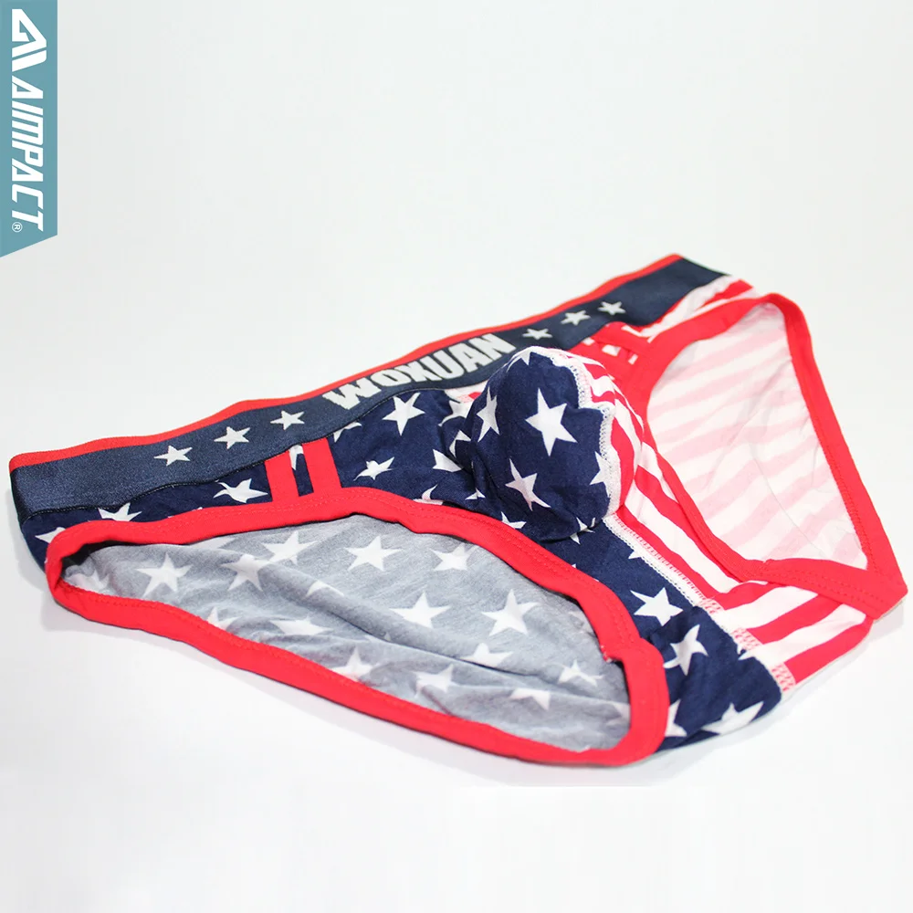 Трусы брифы мужские с мешочком для пениса брендовые пикантные мягкие трусы