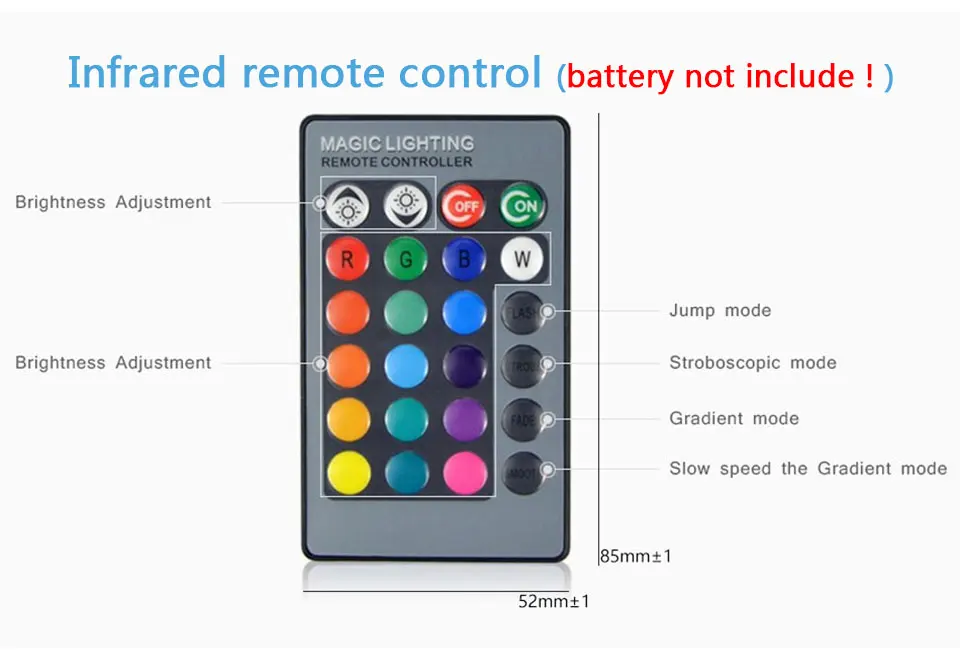 E27 E14 светодиодный 16 Цвет RGB Волшебная осветительная лампа 85-265 V 110 V 120 V 220 V RGB Светодиодный прожектор+ ИК-пульт дистанционного управления Управление