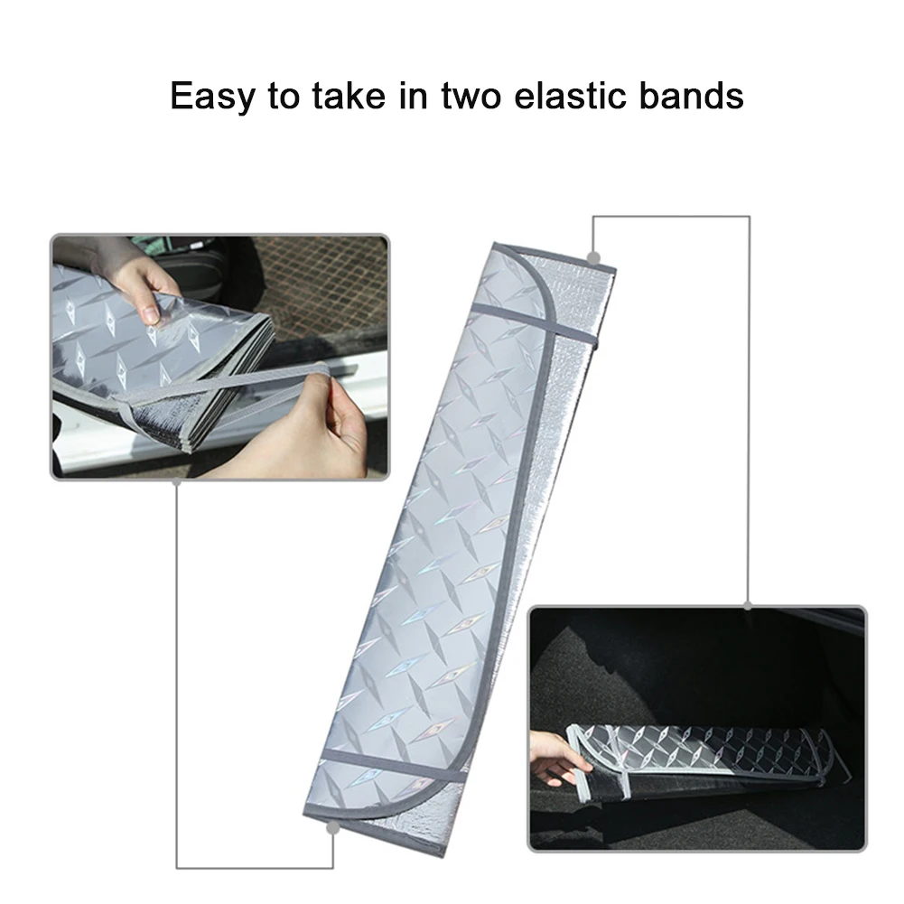 Sunshade Cover Accessories Foldable Car Windshield Universal Reflector Multifunction Front Window Anti UV Visor Auto Shield Cool |