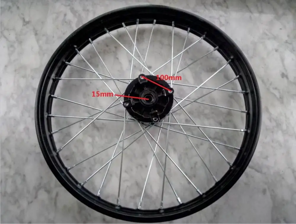 BOSUER T8 KTM 70/100-19 90/100-16 стальные велосипедные колесные диски для мотоциклов - Цвет: front