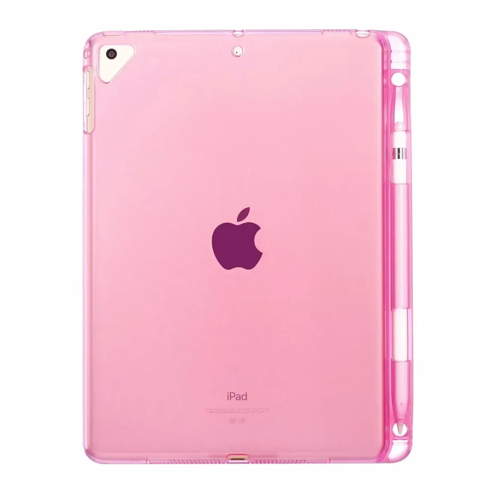 Pink 7,9 ''твердый прозрачный чехол для планшета iPad mini 5 карандаш Прозрачный чехол для iPad mini 5 пенал - Цвет: Pink
