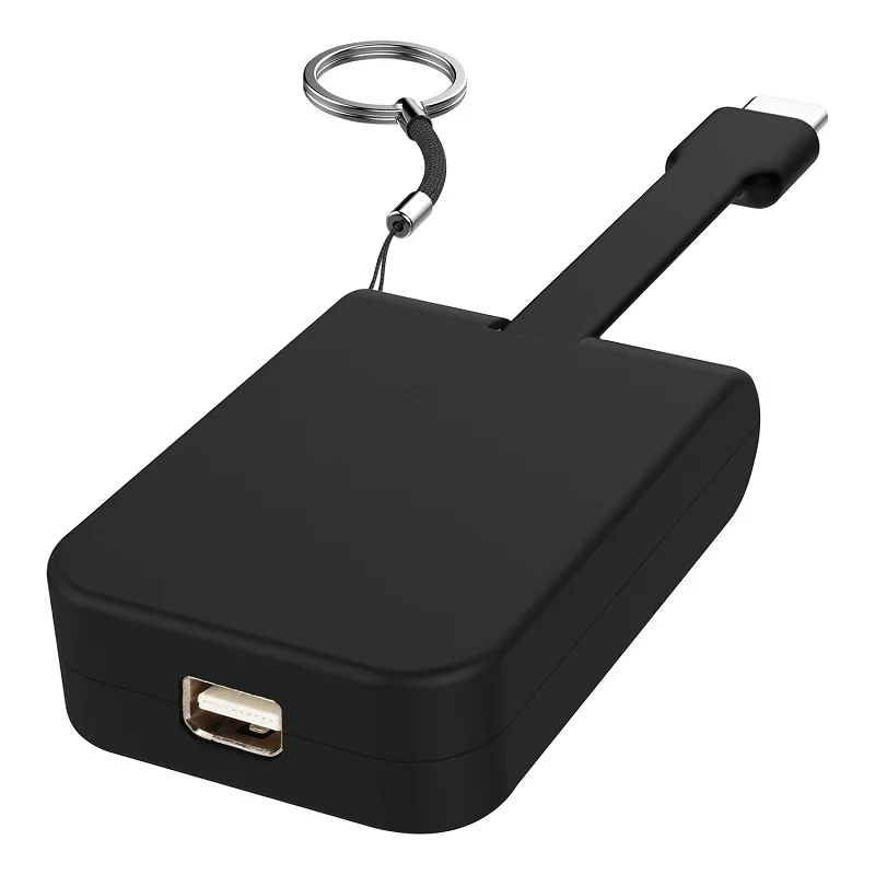 Dzlst Тип usb C адаптер Портативный к HDMI VGA Displayport Mini DP 4 К 60 Гц конвертер брелок для MacBook samsung S9/S8 USB C концентратора