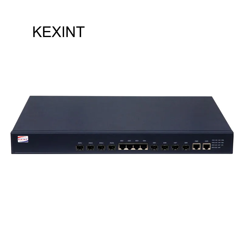 KEXINT EPON OLT с модулями и управлением 4 портовая работа FTTH Telecom 1U|epon olt|ftth oltolt epon |