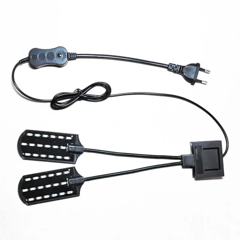 Светодиодное освещение для аквариума 220 В водонепроницаемая лампа на клипсе 5