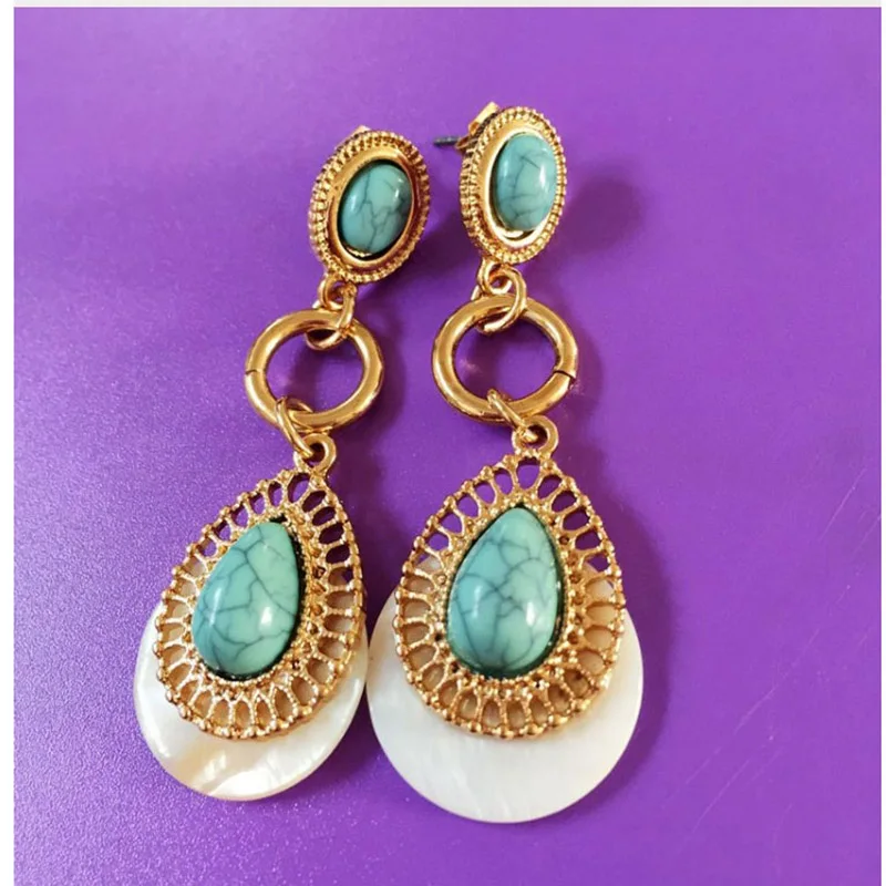 Женские серьги-гвоздики с подвесками из сплава | Украшения и аксессуары