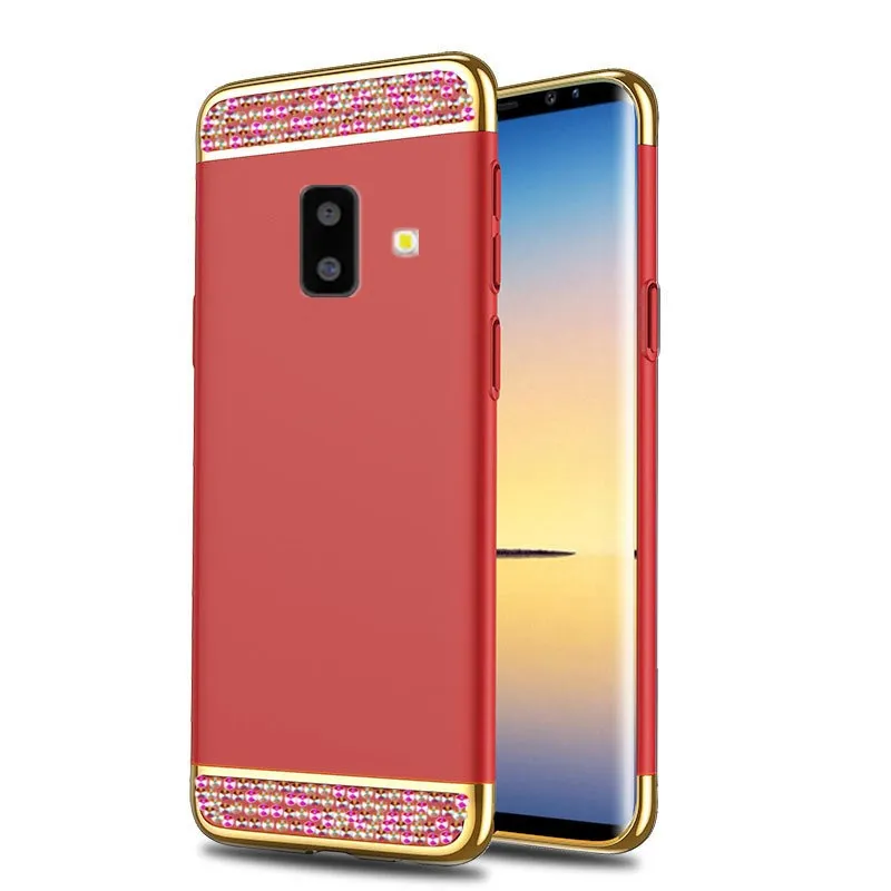 Цветной Кристальный чехол для Samsung Galaxy S9 S8 J4 J6 Plus J8 A3 2016 A5 2017 A7 2018 противоударный