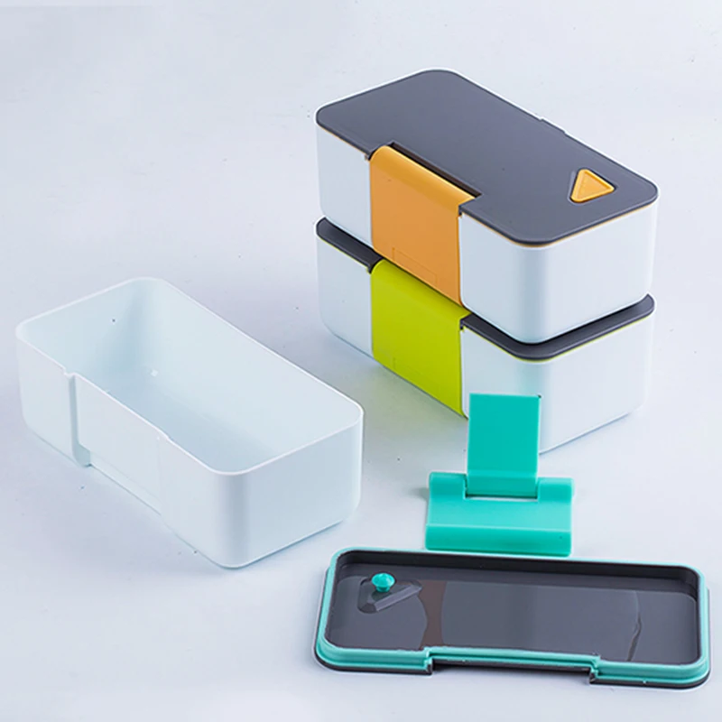 Портативный Ланч-бокс многофункциональный уличный школьный пищевой контейнер