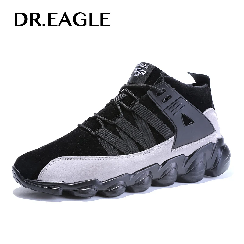 Мужская обувь для бега спортивная взрослых замша Осень зима удобные улицы