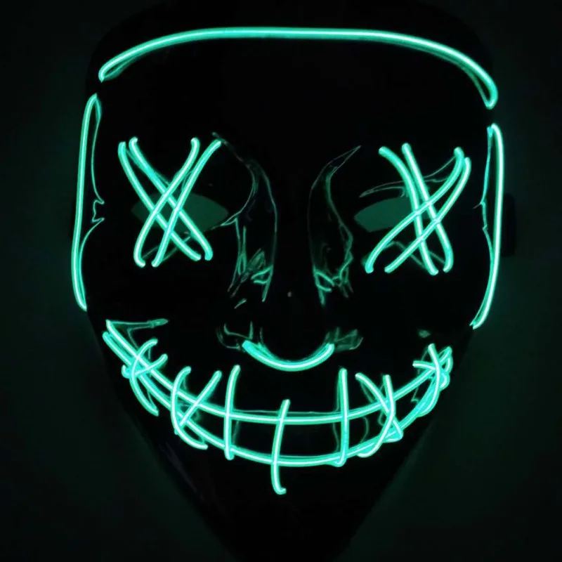 Маска для Хэллоуина EL Mask маски маскарада карнавальный костюм DJ вечерние