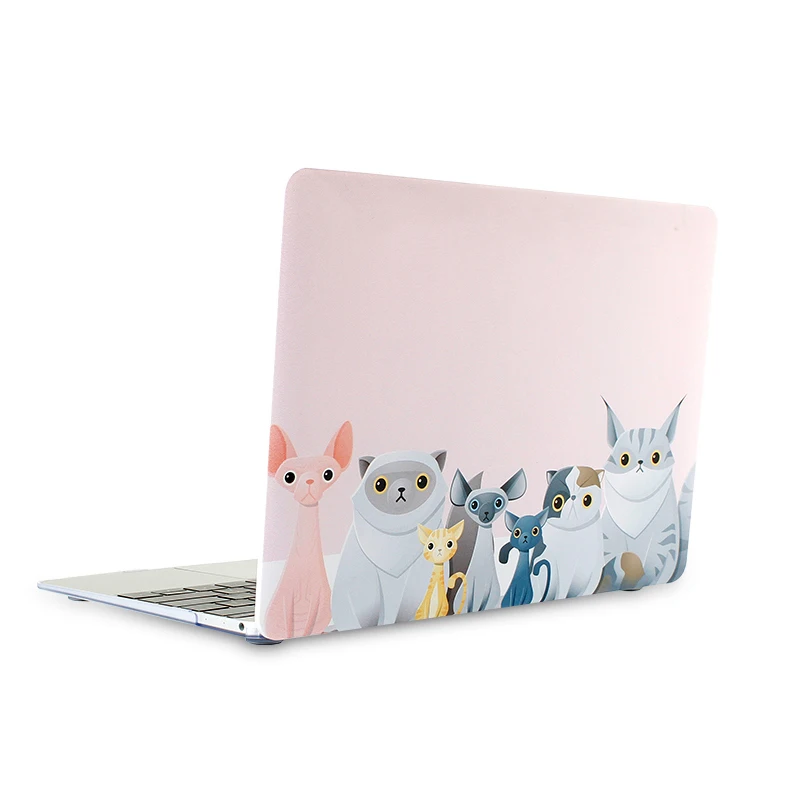 Чехол для ноутбука Macbook Air Pro 13 с милыми кошками матовый чехол животными retina air Touch