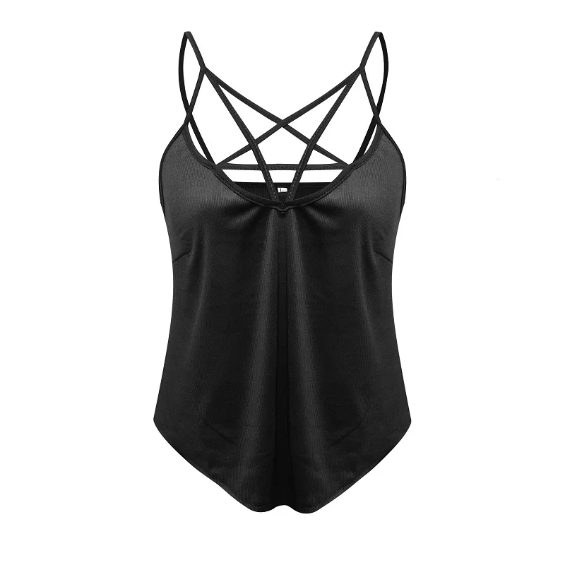 Сексуальный короткий укороченный топ для девочек в готическом стиле с