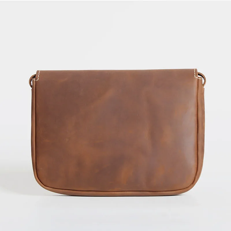 AETOO Ностальгический стиль ретро чистый верхний слой кожи мини сумка-мессенджер