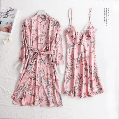 Женский шелковый халат и Daeyard новинка 2019 сексуальное кружевное нижнее белье