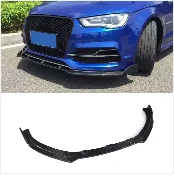 Спойлер для переднего бампера из углеродного волокна для Audi A3 RS3 Not A3 S3 стайлинга автомобилей