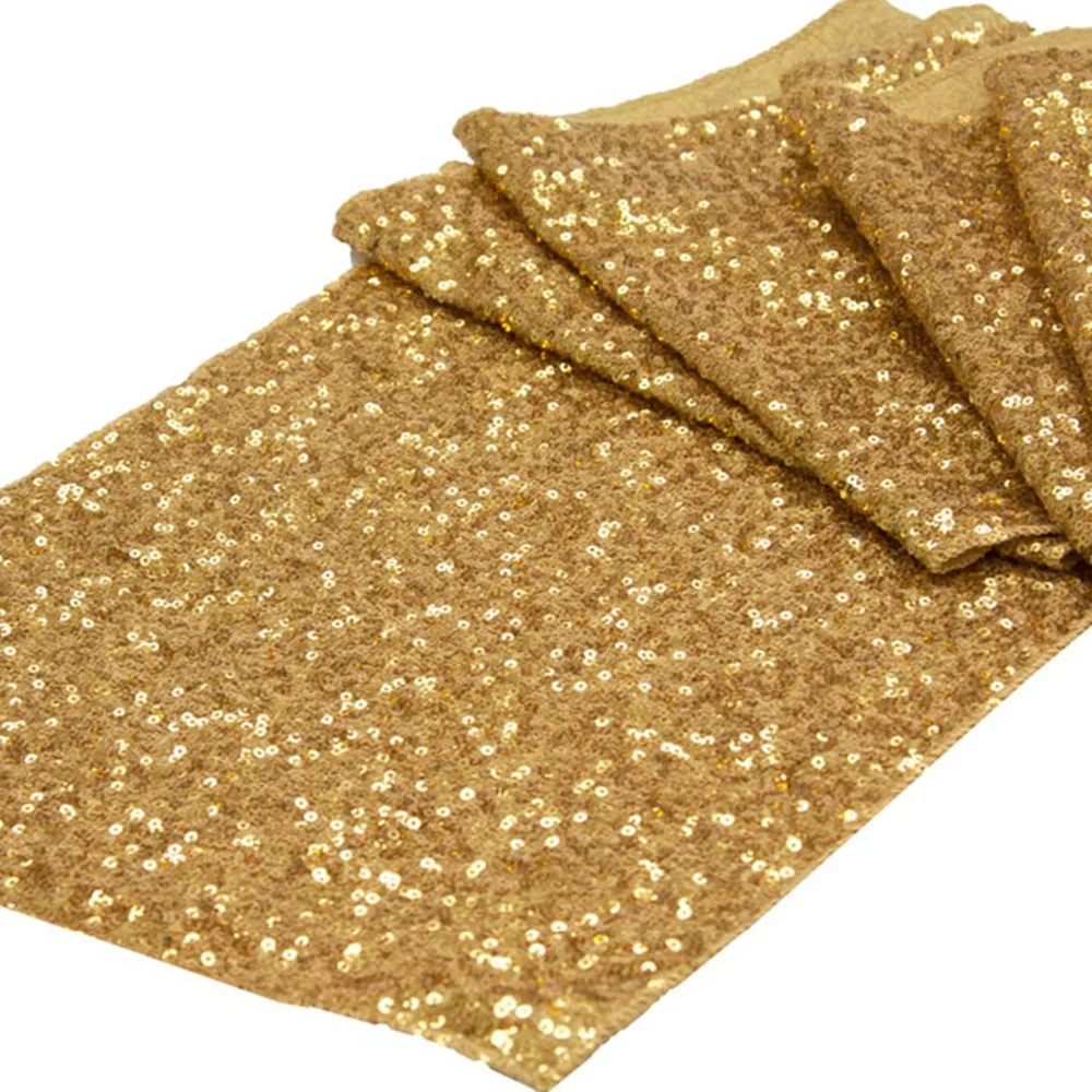 Блестящая настольная дорожка Frigg с розовыми золотыми блестками блестящая для