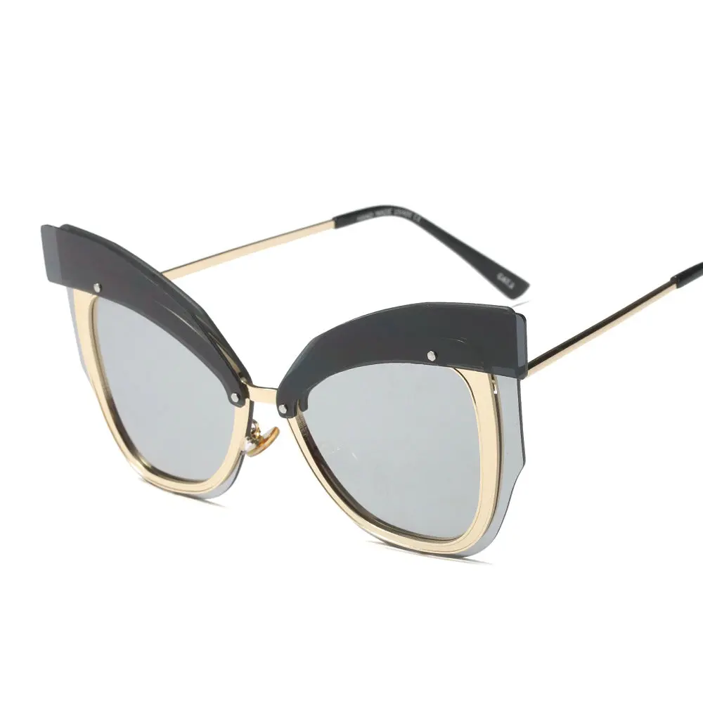 MINCL/Очки солнцезащитные Для женщин дизайнер новый Винтаж кошка очки Женская мода