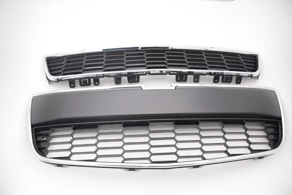 2 шт. передняя решетка радиатора сетка верхняя + нижняя для Chevrolet Aveo 2011 2016|Гоночные