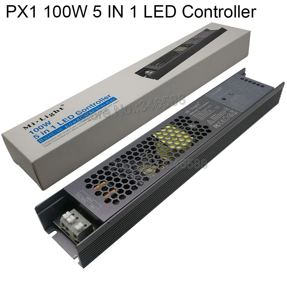 MiLight PX1 100 Вт 5 в 1 светодиодный блок управления Встроенный источник питания 2 4G RF/WIFI