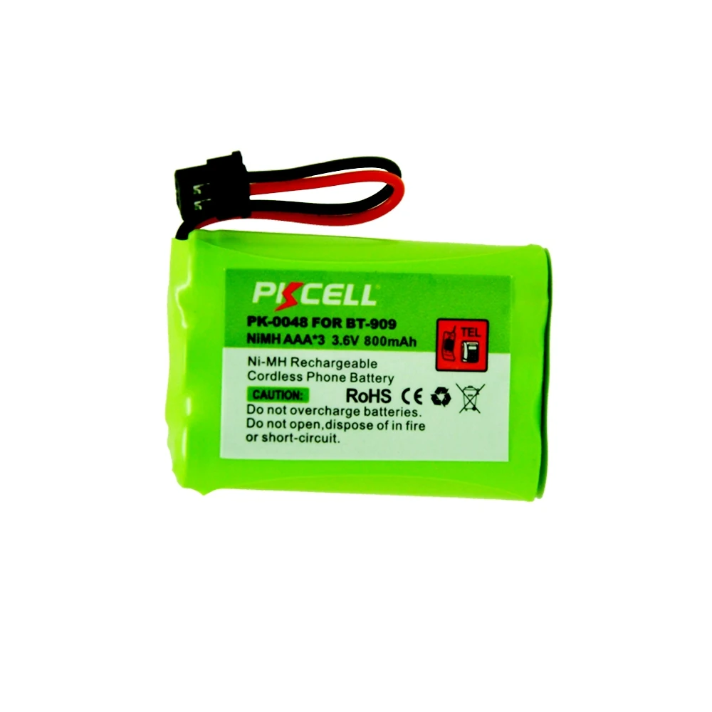 

5pcs Rechargeable Cordless Phone Battery for Uniden BT909 BT-909 BT-1001 BT1001 Ni-MH 3.6V PKCELL New