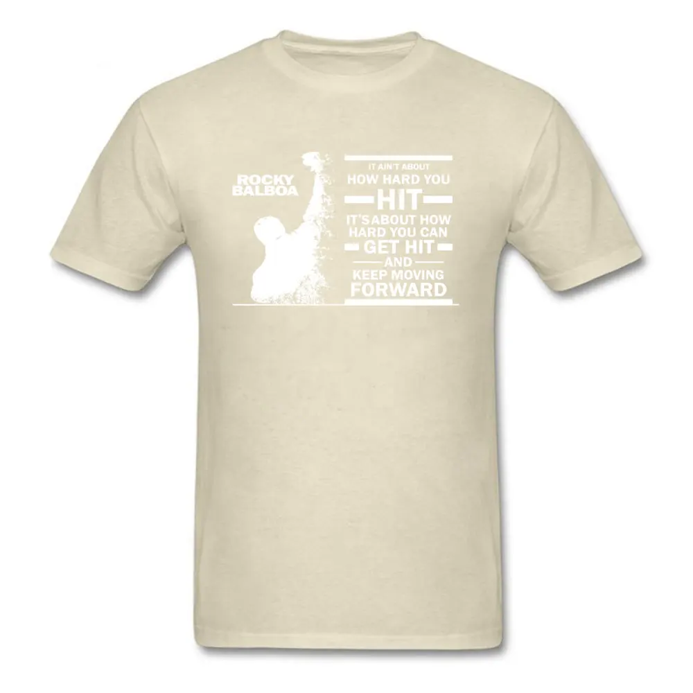 Рокки Бальбоа мужская летняя футболка из 100% хлопка топы с круглым вырезом