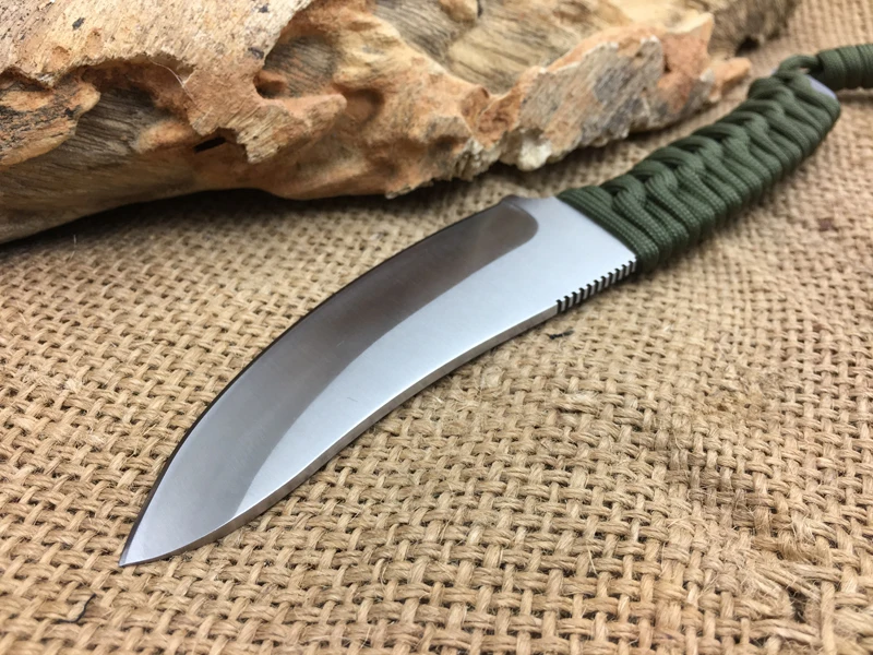 Походные тактические ножи с фиксированным клинком лезвие 7Cr17Mov ручкой охотничий