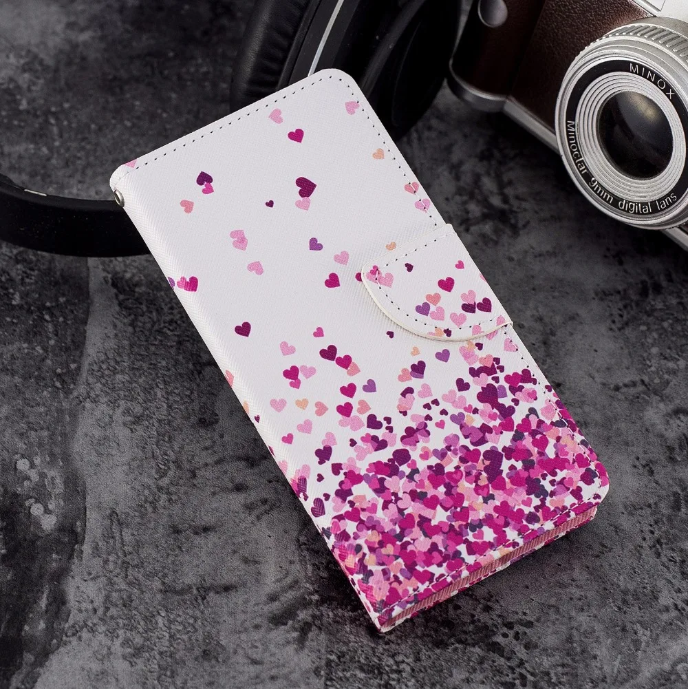 Для sony Xperia XZ2 чехол для Coque компактный мобильного телефона кожаный кошелек